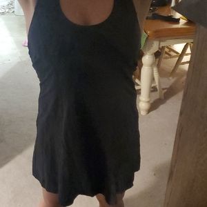 🔴Mini dress Turkish import LBD halter sz12